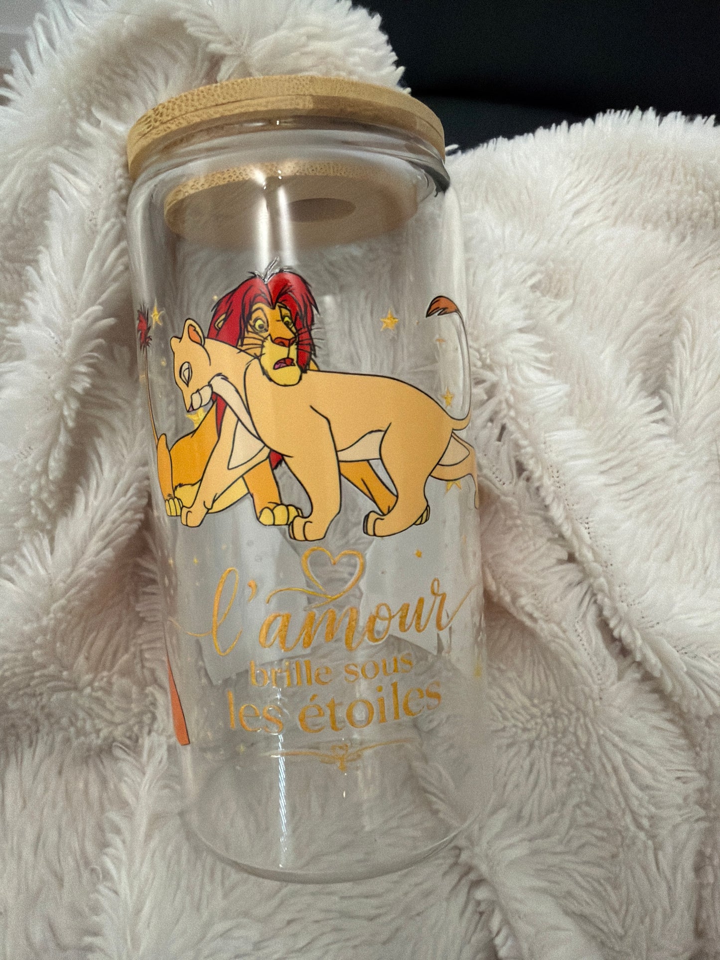 Verre roi lion 1