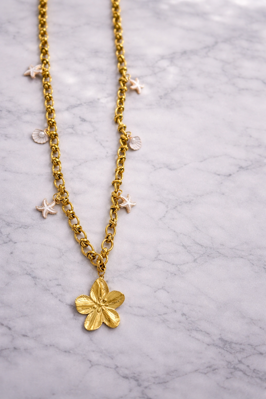 Sautoir Fleur d’océan